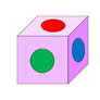 Multiple color cube 3